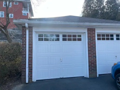 Another view of the carriage-style doors in Quincy